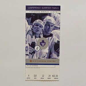 Toronto Maple Leafs vs Philadelphia Flyers 1999 NHL Playoffs ECQF Ticket Stub